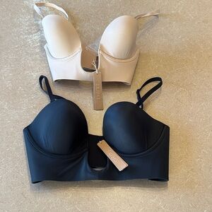 SKIMS Black and Nude Bras